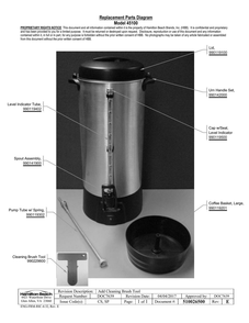 Part Location Diagram of 990119302 Hamilton Beach Pump Tube W/Spring